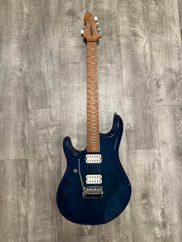 Ernie Ball Music Man JP6 Left Handed John Petrucci Signature - Neptune Blue