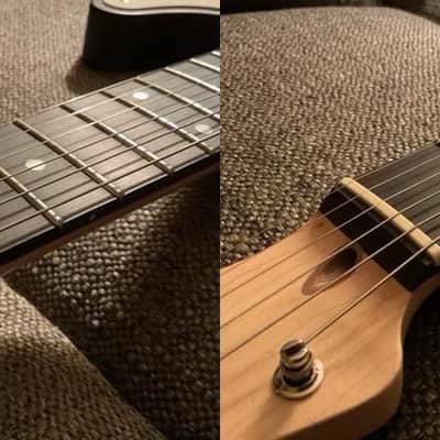 Esquire 1 3/8” Knotty Pine Body ‘59 Les Paul sized neck Custom Build image 21