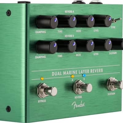 Fender Dual Marine Layer Reverb Effects Pedal image 2