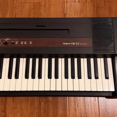 Roland ep-77 Digital Piano 76 Note Musical Keyboard w/Power Cable & Stand image 5