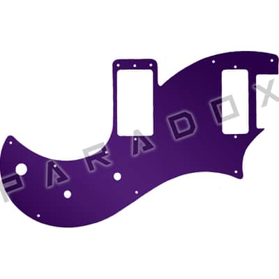 Custom Pickguard For 2020 - 2024 Made in America PRS S2 Vela Type-D Single-coil - Purple Mirror Acrylic .125" image 1