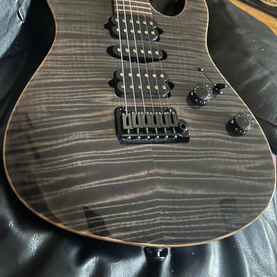 Suhr Modern - Trans Black - Custom w/Hand Selected Flame Top - Mint! image 1