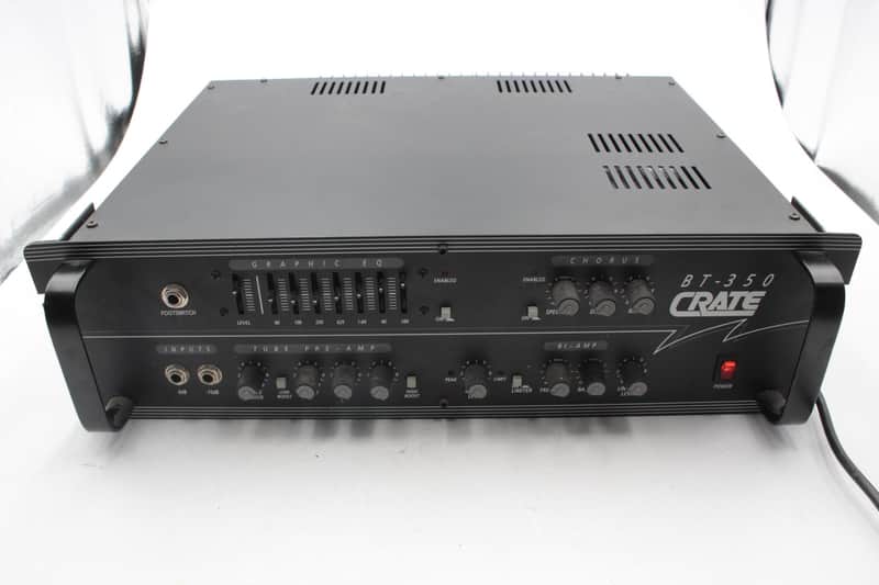 Vintage Crate BT-350 Bass Guitar Head - Tube Preamp, Bi-Amp, Graphic EQ image 1