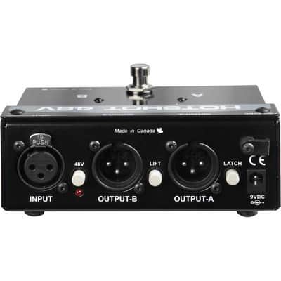 RADIAL ENGINEERING HOTSHOT-48V Sélecteurs - Bascule pour microphone statique image 4