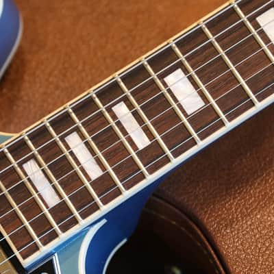 2024 Gibson ES-335 Block Semi-Hollow Electric Guitar Pelham Blue + OHSC image 8