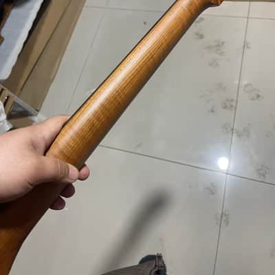 1 Headless ss 24frets roasted maple electric guitar neck Rosewood fingerboard C contour 25.5 spoke truss rod image 7