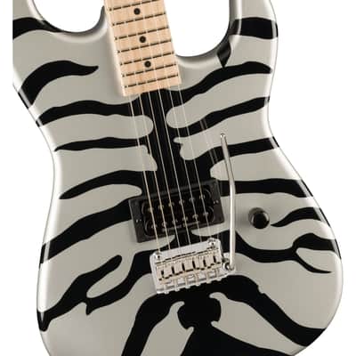 Charvel Super Stock SDC H 2PT M Electric Guitar - Silver Bengal image 3