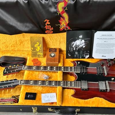 Gibson EDS-1275 Jimmy Page Played & Signed Doubleneck Custom Shop Aged Collectors Edition image 13
