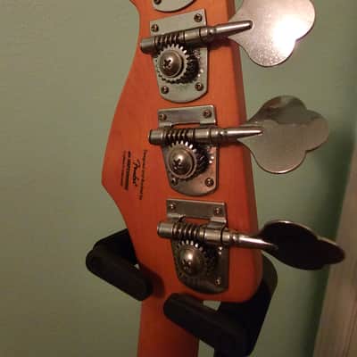 Squier 40th Anniversary Vintage Edition Jazz Bass 2022 - Present - Satin Wide 2-Color Sunburst image 4