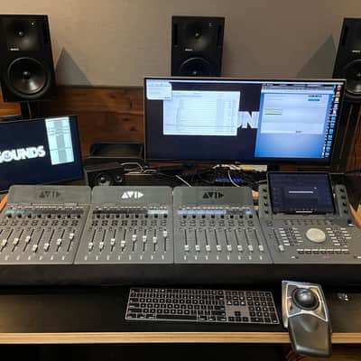 Mix Ends 4 bay stand for Avid S1's and Dock 2023 - Mahogany image 5