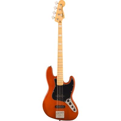 Classic Vibe Active '70s Jazz Bass, Maple Fingerboard, Black Pickguard, Mocha image 4