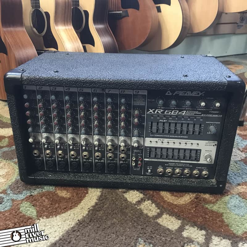 Peavey XR684 8-Channel 400W Powered Mixer PA Head image 1