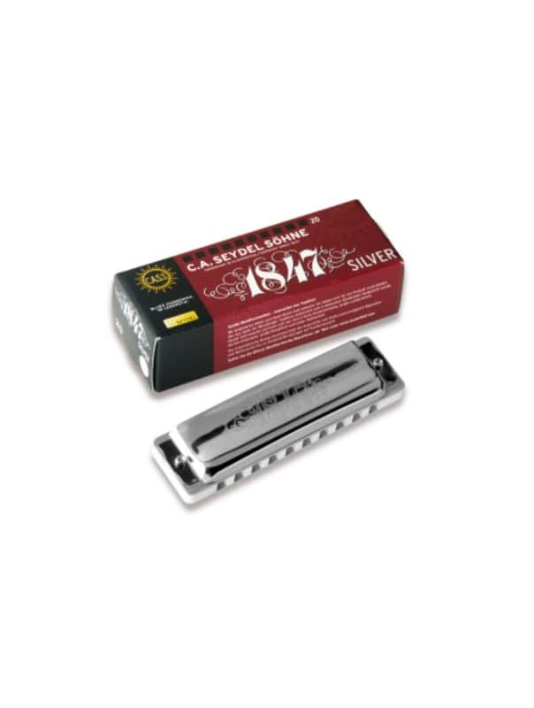 Seydel Blues Harmonica Set - 1847 SILVER Set of 5 with case image 1