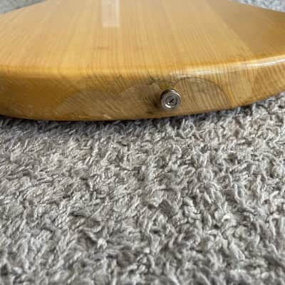 Fender FSR Jazz Bass 2004 MIM Special Edition Deluxe Natural Ash 4-String Guitar image 5