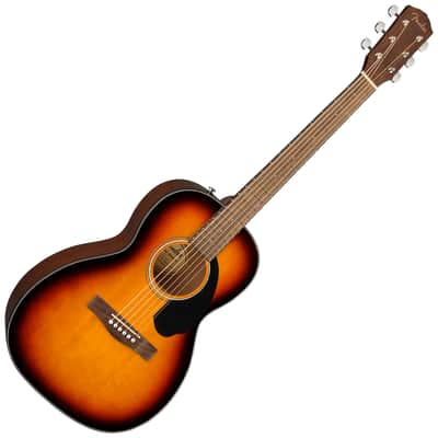 Fender CP-60S Parlor Acoustic Guitar – Sunburst image 2