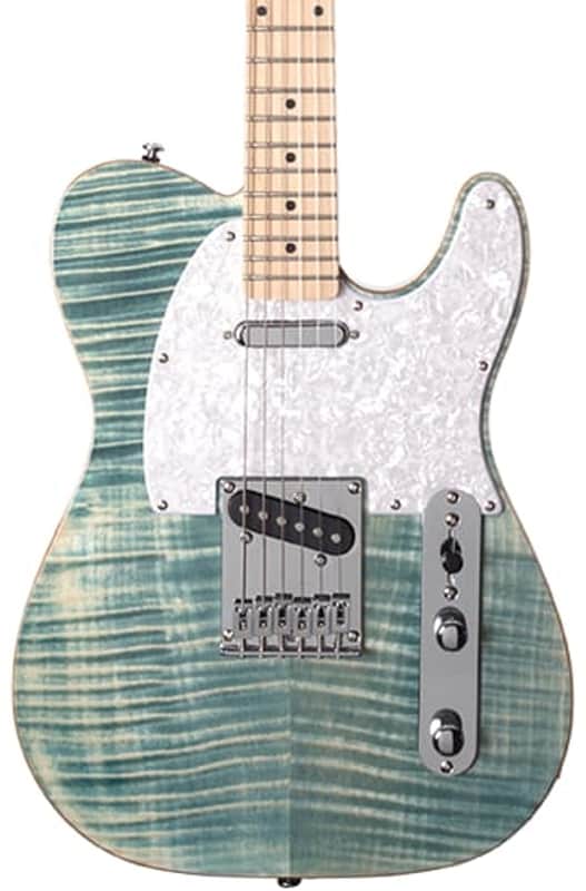 Michael Kelly 1953, Blue Jean Wash, Flame Maple Top, Alder Body, Maple Neck image 1