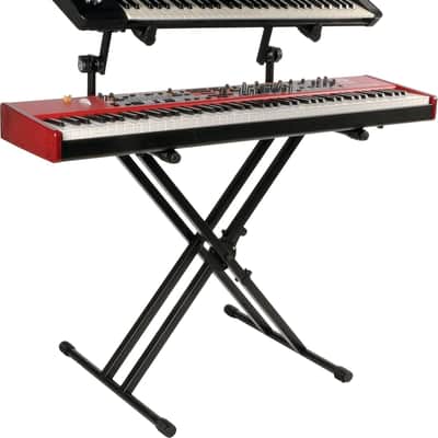 QuikLok QL623 Double X-Braced Heavy Duty Keyboard Stand - Black image 2