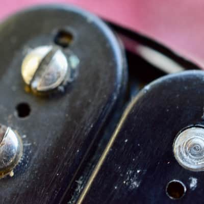 Vintage 1959 Gibson Double Black Long Magnet PAF Pickup 7.81k HOT Les Paul Burst image 22