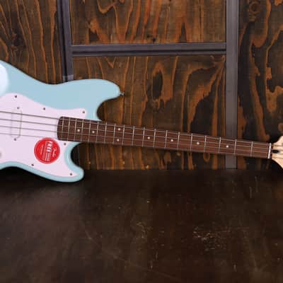 Squier Sonic Bronco Bass Daphne Blue image 7