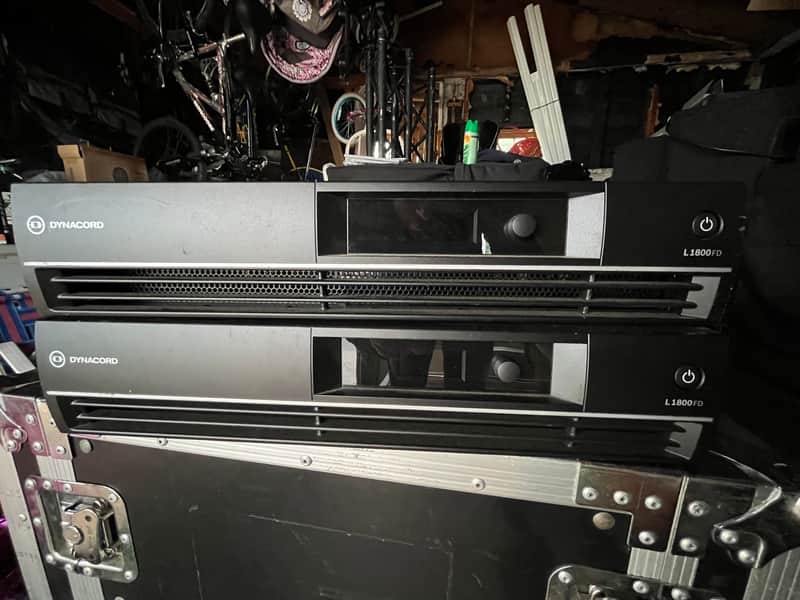 Dynacord L1800FD 2-Channel 950-Watt Power Amplifier 2022 - Present - Black image 1