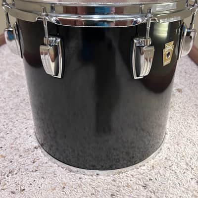 Ludwig Concert Toms 15” and 13” with Ludwig Double-Tom Stand - Black Cortex Finish image 9