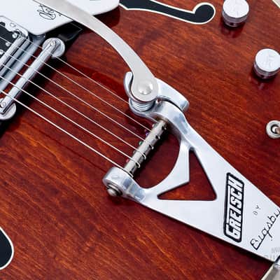 1967 Gretsch Tennessean 6119 Vintage Hollowbody Dark Cherry w/ HiLoTron, Case image 8