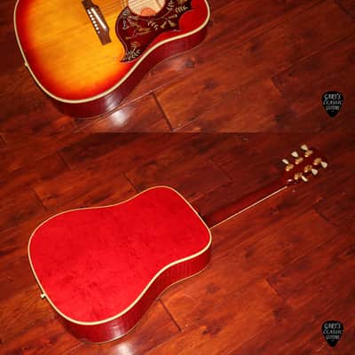 1963 Gibson Hummingbird, Rare flamed Maple back & sides image 2