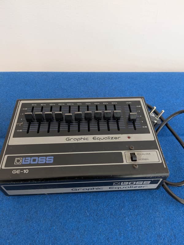 Boss GE-10 Graphic EQ 1976 - 1977 - Black - 220v image 1