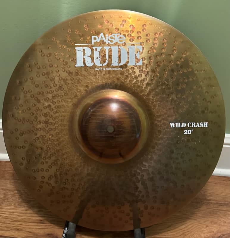 Paiste Rude 20" Wild Crash Cymbal 2200 Grams Switzerland. image 1