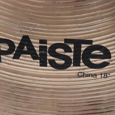 Paiste 18" 802 China Cymbal image 7
