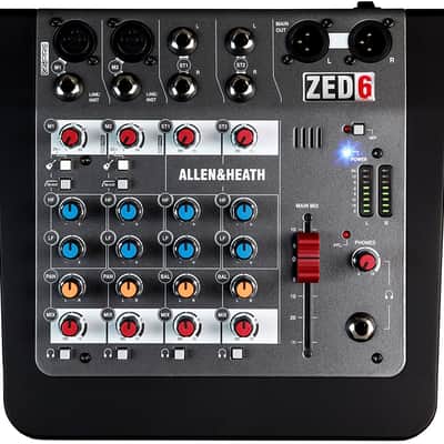Allen & Heath ZED-6 – Ultra Compact 6-Input Audio Mixer (AH-ZED-6) Bild 4