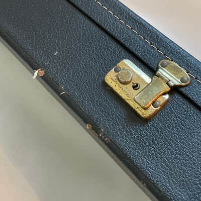 1980's Kramer USA Violin Teardrop Black Tolex Hardshell Electric Guitar Case image 17