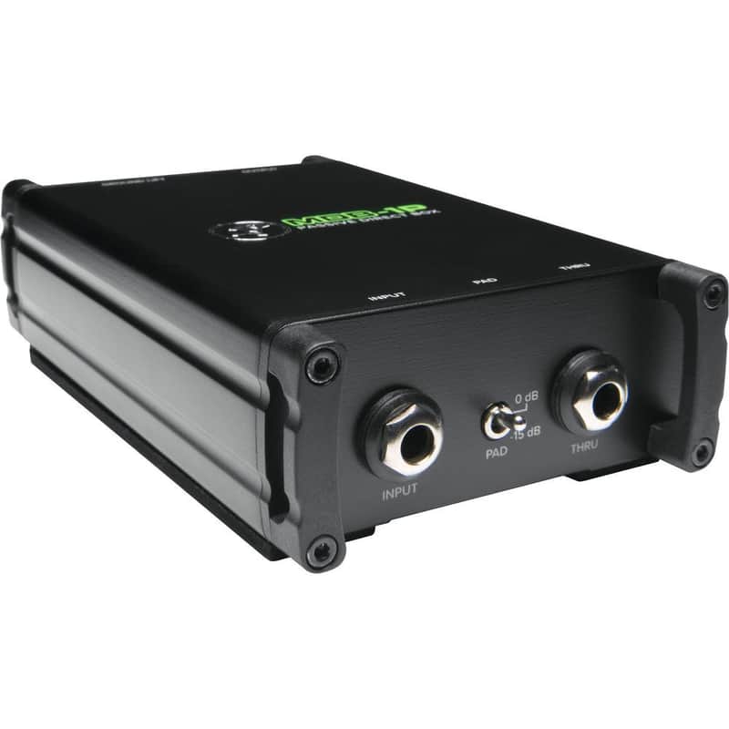 Mackie MDB-1P Single-Channel Passive Instrument Direct Box DI with Ground Lift image 1