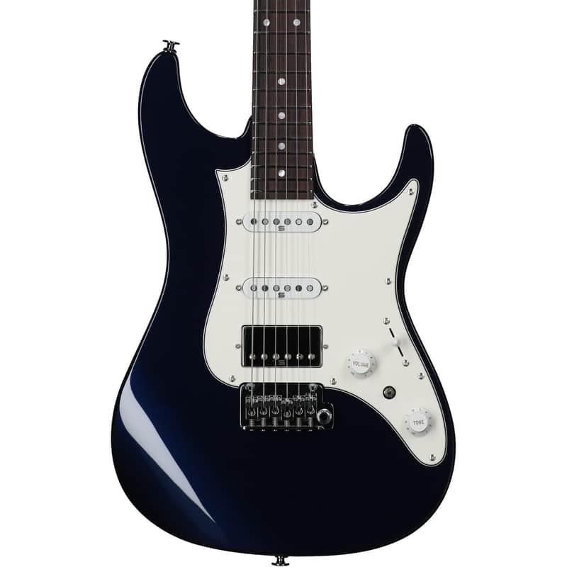Ibanez AZ2204NW AZ Prestige Guitar w/ Seymour Duncan Pickups & Hardshell Case - Dark Tide Blue image 1