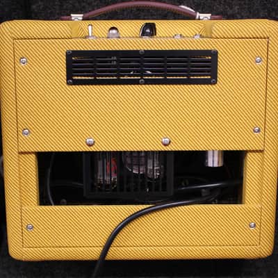 2025 Fender '57 Custom Champ 5-Watt 1x8" Guitar Combo Lacquered Tweed w/Cover image 6