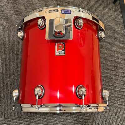 ~RARE!~ Premier Genista 6-Piece 8/10/12/14/16/22 Drum Kit Set in Red Mist Gloss Lacquer (Rm4) image 17