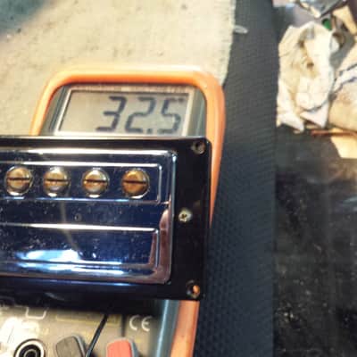 Guild Humbucking Bass pickup  1960's chrome 32.5K! image 1