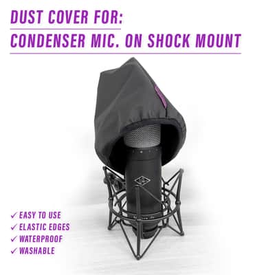 DUST COVER for Condenser Mics On Shockmount image 2
