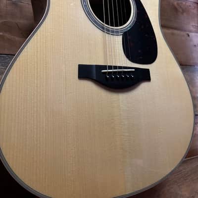Yamaha LL-16HB Dreadnought Acoustic Natural w/case image 1