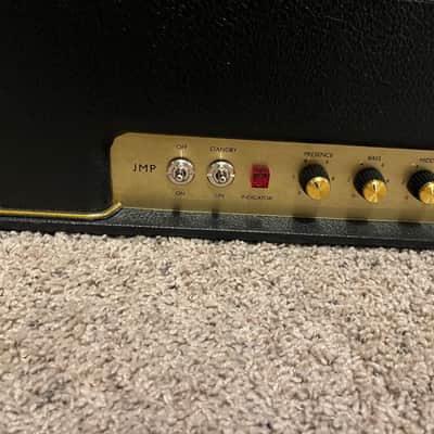 Marshall 1959HW Handwired JMP Reissue 2-Channel 100-Watt Guitar Amp Head 2005 - Present - Black image 2