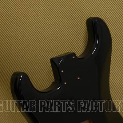 099-7103-706 Fender Deluxe Series Stratocaster Alder Guitar Body Black image 5