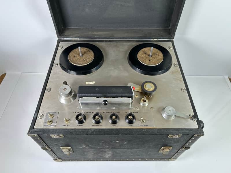 Ampex 350 / 351 Reel To Reel Transport Magnetic Tape Recorder w/ Original Case image 1