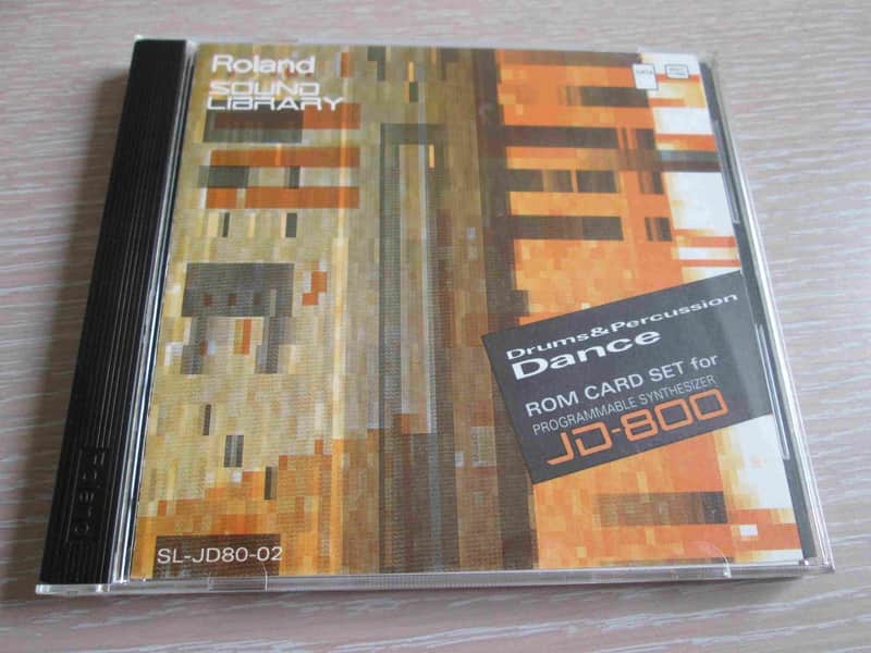 Roland JD-800 Drums&Percussion Dance–SL-JD-80-02 ROM-CARD -Roland