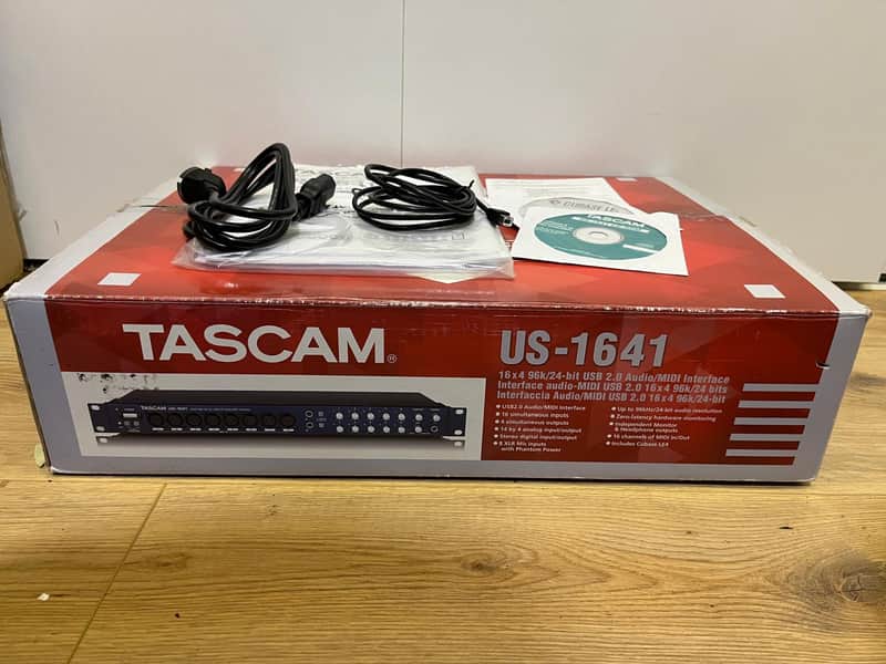 TASCAM US-1641 16-Channel USB Audio/MIDI Interface – Complete, Excellent Condition image 1