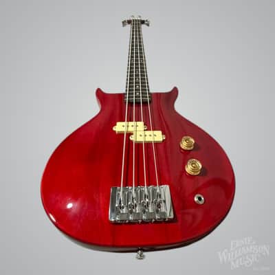 Washburn SB4R Scavenger '78 Electric Bass w/Gigbag. Trans Red image 9