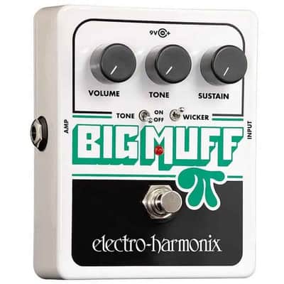Electro-Harmonix Big Muff Pi Wicker Fuzz/Distortion/Sustainer Guitar Pedal image 2
