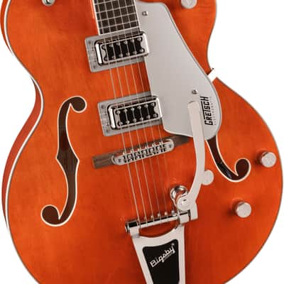 Gretsch G5420T Electromatic Classic Hollow Body Single-Cut Guitar with Bigsby, Laurel Fingerboard, Orange Stain image 5