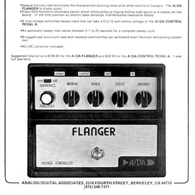 A/DA Flanger - Original (for REAL) - Reticon SAD1024 image 6