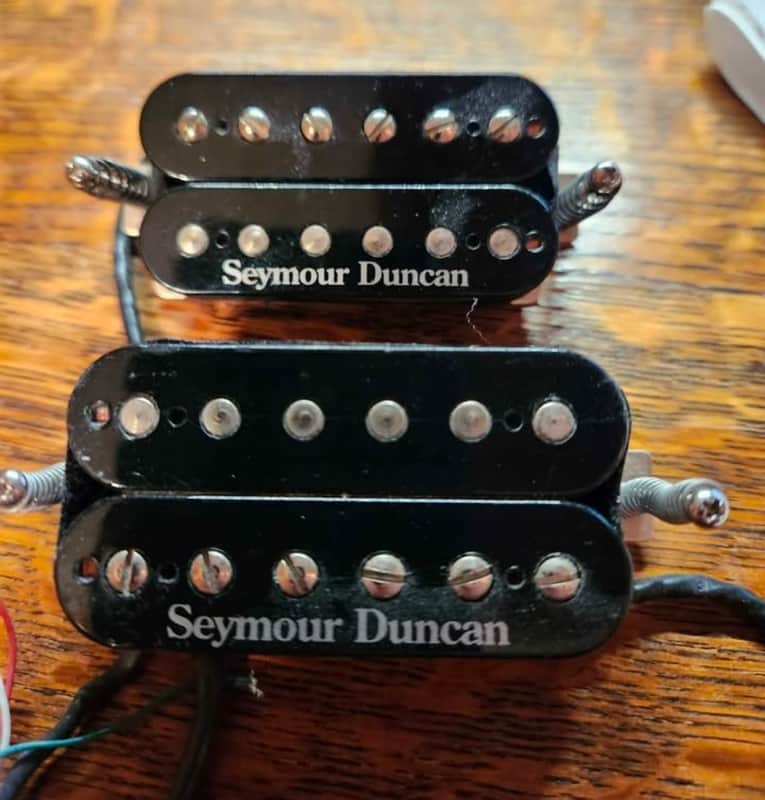 Seymour Duncan SH-6s Duncan Distortion Humbucker Set 2010s - Black image 1