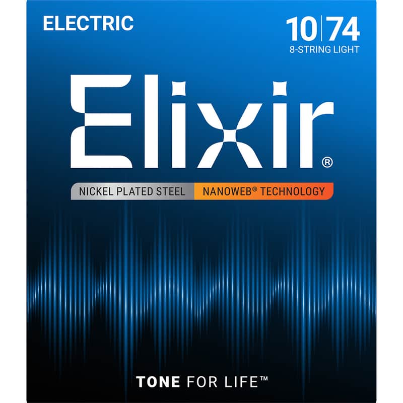 ELIXIR NANOWEB 8-STRING .010-.074 ELECTRIC STRINGS Bild 1